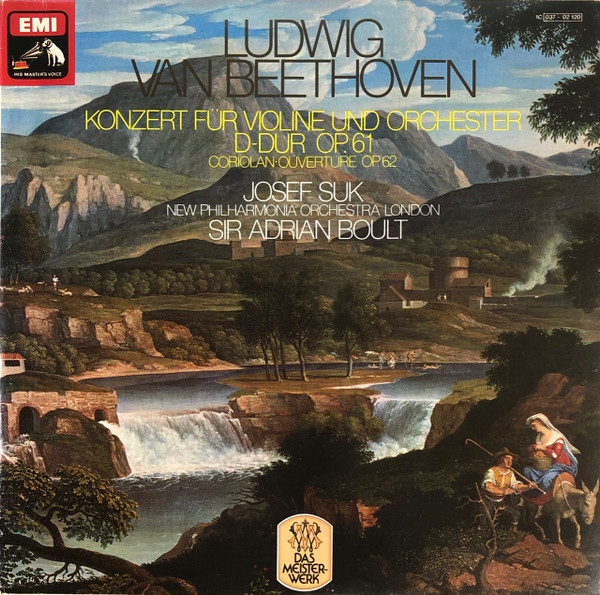 Cover Beethoven* / Josef Suk, New Philharmonia Orchestra London*, Sir Adrian Boult - Violinkonzert  D-Dur, Op. 61 (LP) Schallplatten Ankauf