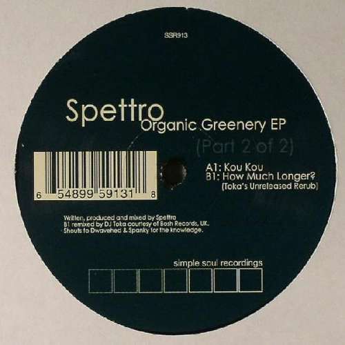 Cover Spettro* - Organic Greenery Part 2 (12) Schallplatten Ankauf