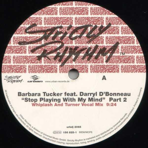 Cover Barbara Tucker Feat. Darryl D'Bonneau - Stop Playing With My Mind (Part 2) (12) Schallplatten Ankauf