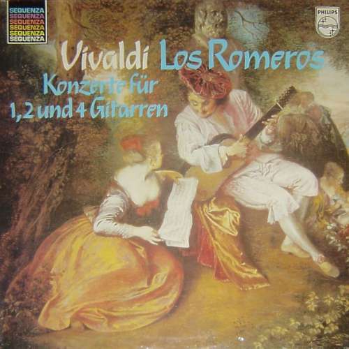 Cover Vivaldi* - Los Romeros* - Konzerte Für 1, 2 Und 4 Gitarren (LP, Album) Schallplatten Ankauf