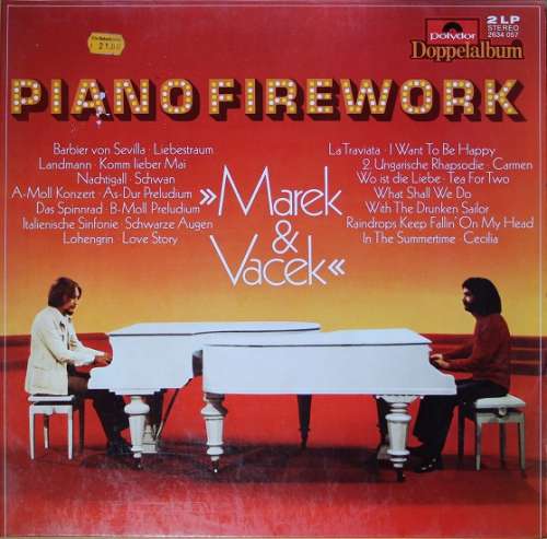 Cover Marek & Vacek - Piano Firework (2xLP, Album) Schallplatten Ankauf