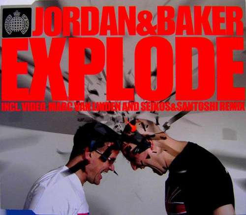 Cover Jordan & Baker - Explode (CD, Single, Enh) Schallplatten Ankauf