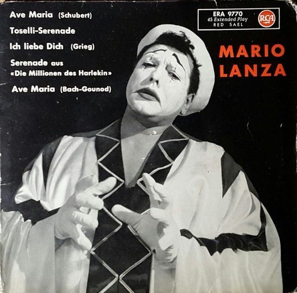 Cover Mario Lanza - Ave Maria / Toselli-Serenade / Ich Liebe Dich / Serenade / Ave Maria (7, EP) Schallplatten Ankauf