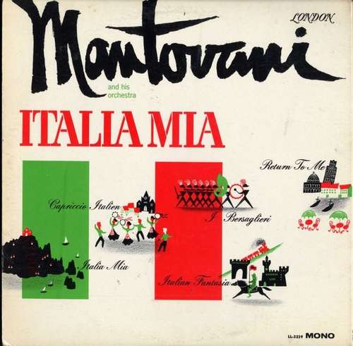 Cover Mantovani And His Orchestra - Italia Mia (LP, Mono, Gat) Schallplatten Ankauf