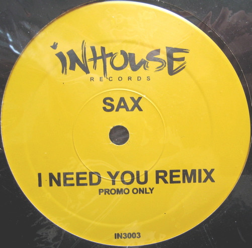 Bild Sax - I Need You / Can't Play Around (12) Schallplatten Ankauf