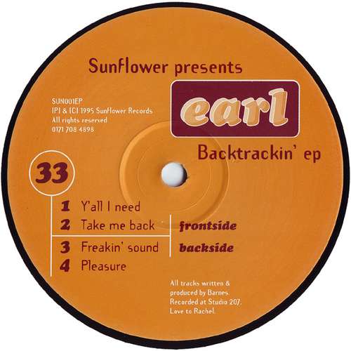 Cover Earl - Backtrackin' EP (12) Schallplatten Ankauf