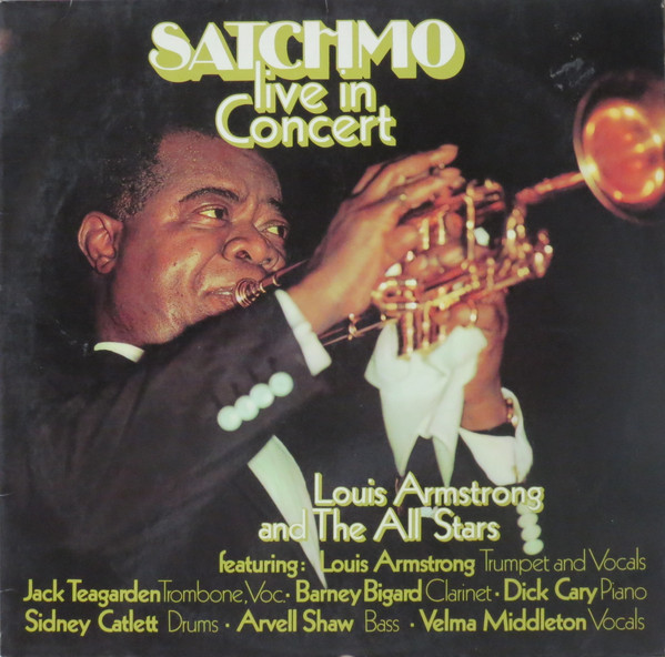 Cover Louis Armstrong And The All Stars* - Satchmo Live In Concert (2xLP, Album) Schallplatten Ankauf
