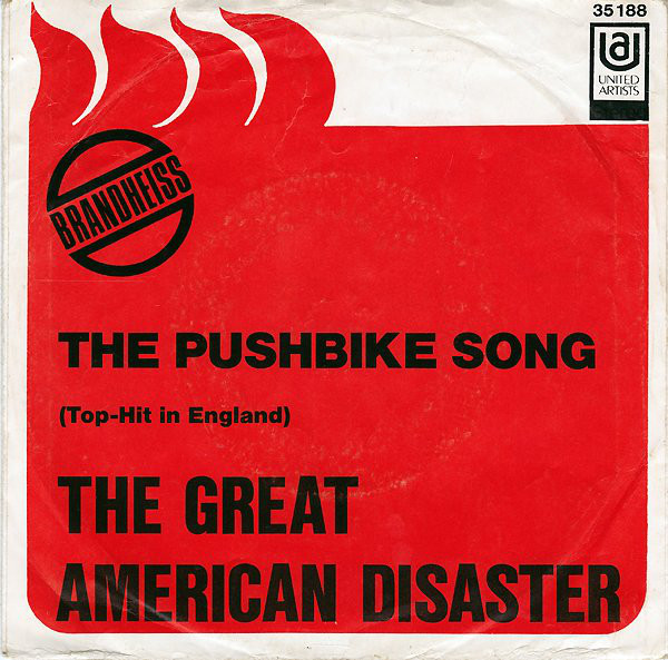 Cover The Great American Disaster - The Pushbike Song (7, Single) Schallplatten Ankauf