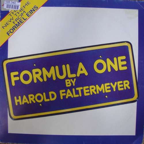 Cover Harold Faltermeyer - Formula One (12, Maxi) Schallplatten Ankauf