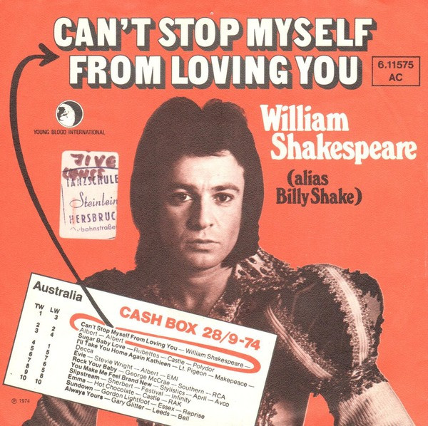 Cover William Shakespeare (2) - Can't Stop Myself (From Loving You) (7, Single) Schallplatten Ankauf