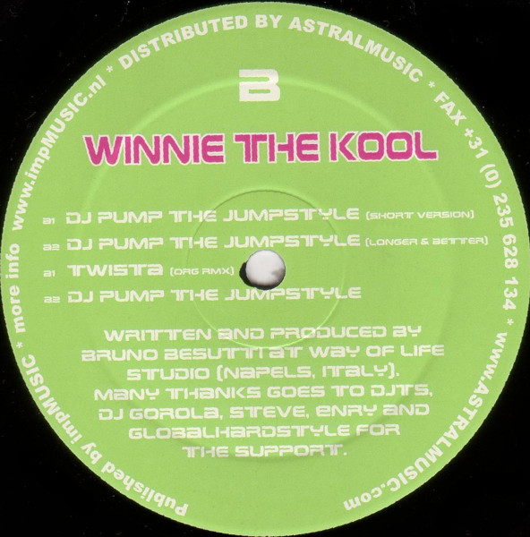 Cover Winnie The Kool - DJ Pump The Jumpstyle (12) Schallplatten Ankauf