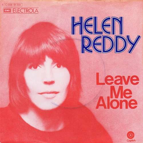 Cover Helen Reddy - Leave Me Alone (Ruby Red Dress) (7, Single) Schallplatten Ankauf