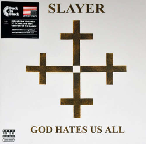 Cover Slayer - God Hates Us All (LP, Album, RE, RM, 180) Schallplatten Ankauf
