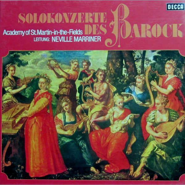 Cover The Academy Of St. Martin-in-the-Fields, Neville Marriner* - Solokonzerte Des Barock (2xLP, Album + Box) Schallplatten Ankauf