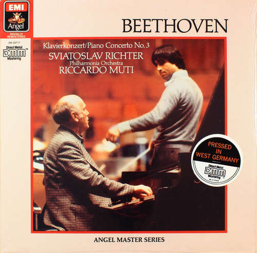 Cover Sviatoslav Richter, Riccardo Muti, Beethoven*, Philharmonia Orchestra - Klavierkonzert / Piano Concerto No. 3  (LP, RE) Schallplatten Ankauf