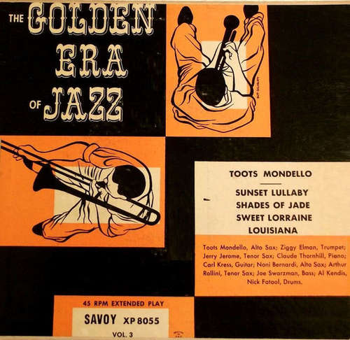 Cover Toots Mondello - The Golden Of Jazz. Volume 3 (7, EP) Schallplatten Ankauf