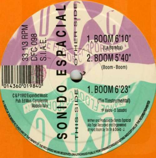 Cover Sonido Espacial - Boom (12) Schallplatten Ankauf