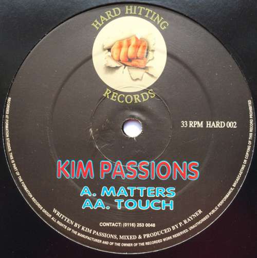 Cover Kim Passions - Matters / Touch (12) Schallplatten Ankauf