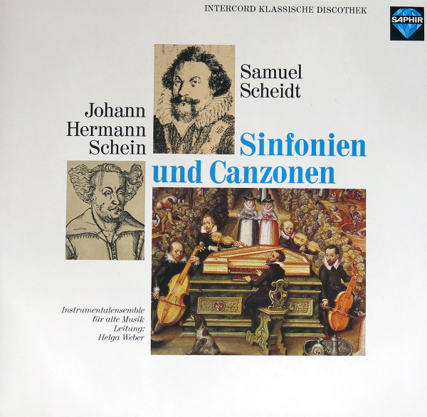 Cover Johann Hermann Schein, Samuel Scheidt - Sinfonien Und Canzonen (LP) Schallplatten Ankauf