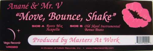Cover Anané & Mr. V (4) - Move, Bounce, Shake (12) Schallplatten Ankauf