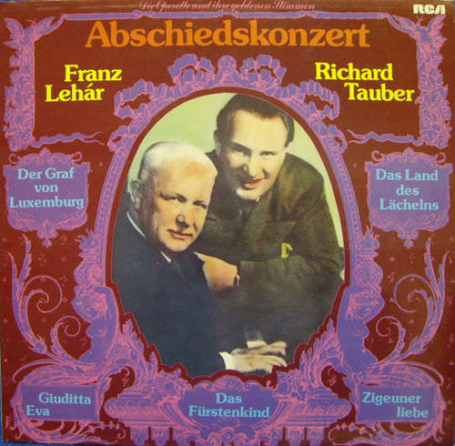 Cover Franz Lehár / Richard Tauber - Abschiedskonzert (LP) Schallplatten Ankauf