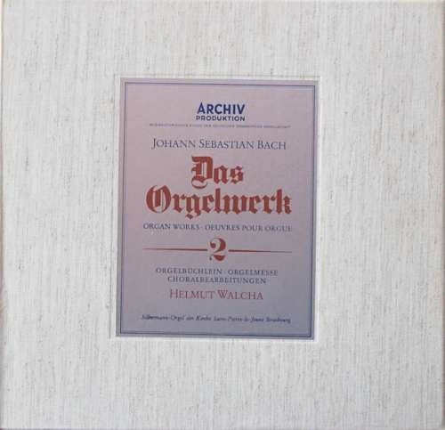Cover Johann Sebastian Bach - Helmut Walcha - Das Orgelwerk 2 (7xLP + Box, Comp) Schallplatten Ankauf