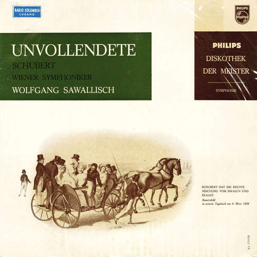 Cover Schubert* / Wolfgang Sawallisch, Wiener Symphoniker - Unvollendete (10, Mono) Schallplatten Ankauf