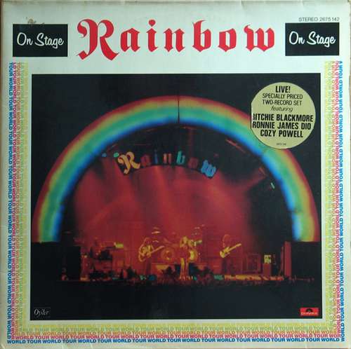 Cover Rainbow - On Stage (2xLP, Album) Schallplatten Ankauf