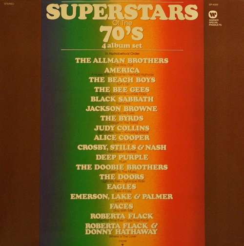Cover Various - Superstars Of The 70's (4xLP, Comp + Box, RE) Schallplatten Ankauf