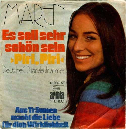 Cover Maren (5) - Es Soll Sehr Schön Sein >Piri, Piri< (7, Single) Schallplatten Ankauf
