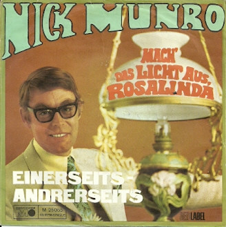 Cover Nick Munro - Mach' Das Licht Aus, Rosalinda (7, Single) Schallplatten Ankauf