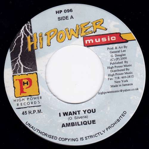 Cover Ambilique* - I Want You (7) Schallplatten Ankauf