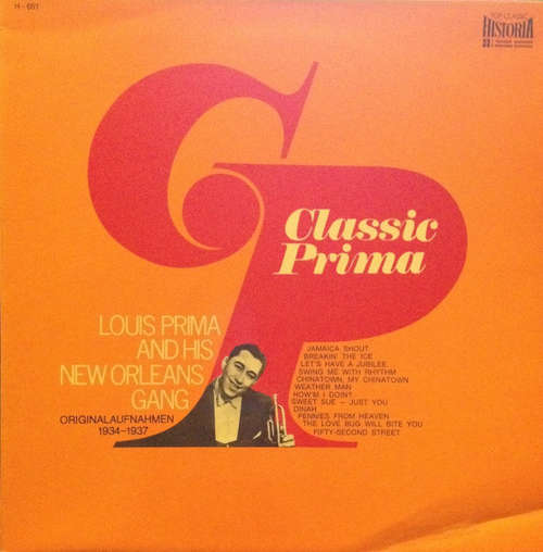 Cover Louis Prima And His New Orleans Gang* - Classic Prima (LP, Comp, RM) Schallplatten Ankauf