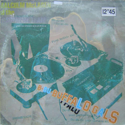 Cover Malcolm McLaren And The World's Famous Supreme Team* - Buffalo Gals (Special Stereo Scratch Mix) (12, EP) Schallplatten Ankauf
