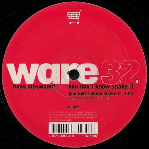 Cover Hans Nieswandt - You Don't Know Shake It (12) Schallplatten Ankauf