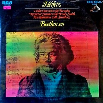 Cover Heifetz*, Beethoven* - Violin Concerto With Toscanini · Kreutzer Sonata With Brooks Smith · Two Romances With Steinberg (2xLP, Comp, Mono, RM) Schallplatten Ankauf