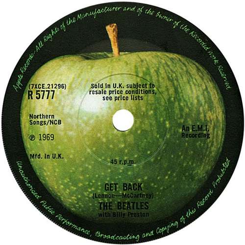 Cover The Beatles With Billy Preston - Get Back (7, Single, Sol) Schallplatten Ankauf