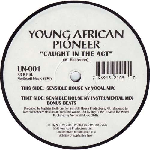 Cover Young African Pioneer - Caught In The Act (12) Schallplatten Ankauf