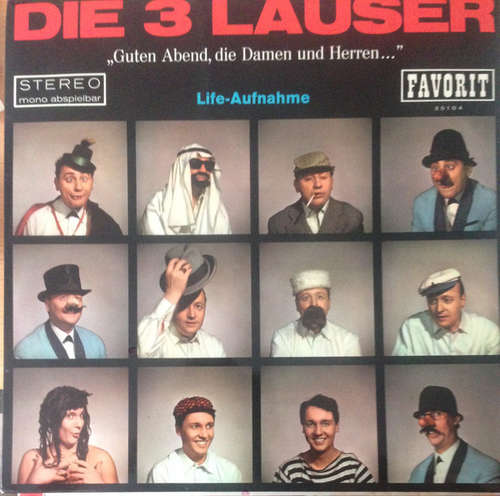 Cover Die 3 Lauser - Guten Abend, Die Damen Und Herren... (LP, Album) Schallplatten Ankauf