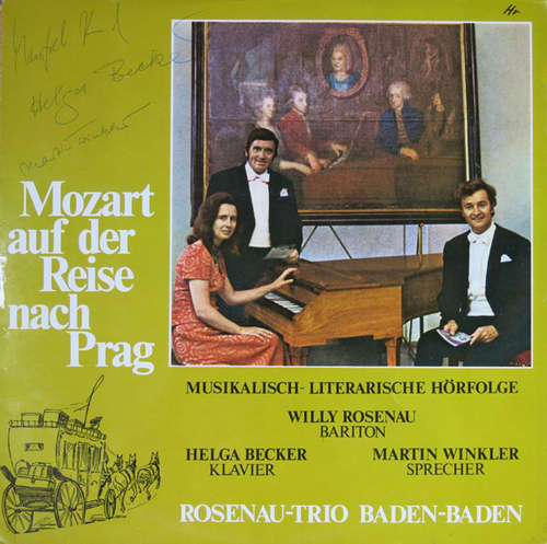 Bild Rosenau-Trio Baden-Baden*, Willy Rosenau, Helga Becker, Martin Winkler (3) - Mozart Auf Der Reise Nach Prag (LP) Schallplatten Ankauf
