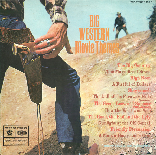 Cover Geoff Love And His Orchestra* - Big Western Movie Themes (LP, Red) Schallplatten Ankauf