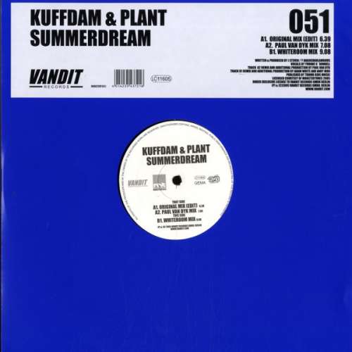 Cover Kuffdam & Plant - Summerdream (12) Schallplatten Ankauf