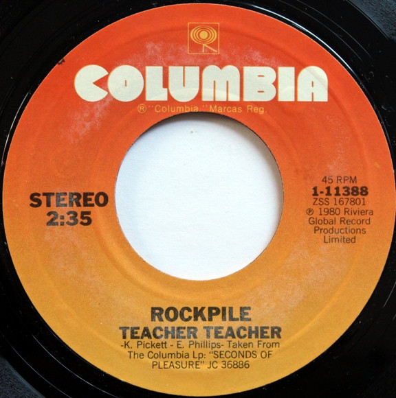 Cover Rockpile - Teacher Teacher / Fool Too Long (7, Single) Schallplatten Ankauf