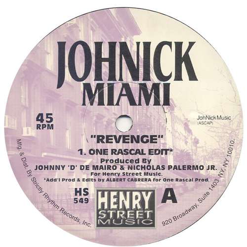 Cover JohNick - Miami (12) Schallplatten Ankauf