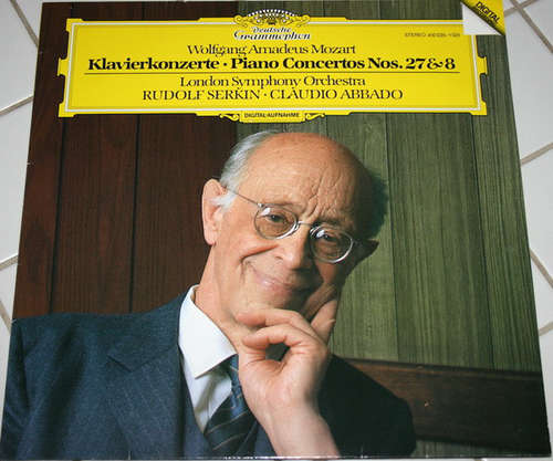 Cover Mozart*  -  Rudolf Serkin, London Symphony Orchestra* & Claudio Abbado - Klavierkonzerte = Piano Concertos Nos. 27 & 8 (LP) Schallplatten Ankauf