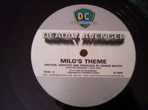 Cover Deadly Avenger - Milo's Theme (12) Schallplatten Ankauf