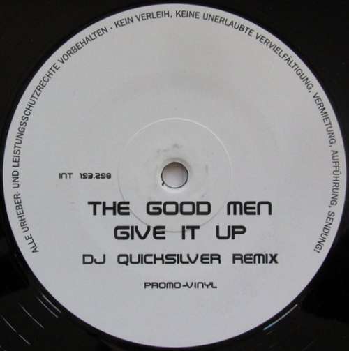 Cover The Good Men - Give It Up (12, S/Sided, Promo) Schallplatten Ankauf