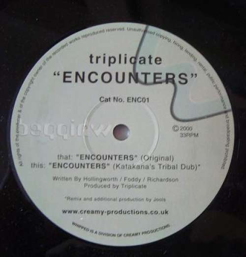 Cover Triplicate - Encounters (12) Schallplatten Ankauf
