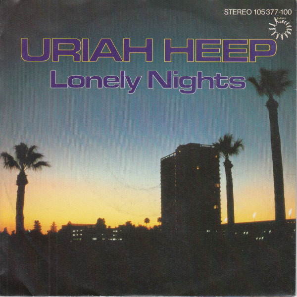 Cover Uriah Heep - Lonely Nights (7, Single) Schallplatten Ankauf
