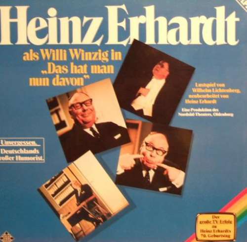 Cover Heinz Erhardt - Das Hat Man Nun Davon (2xLP, Album, Gat) Schallplatten Ankauf